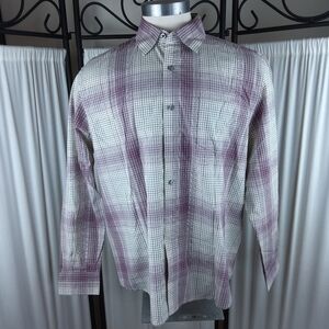 Tommy Bahama Dress Shirt, Long Sleeve,‎ Lt. Purple/Purple Stipes, Men's Size XL